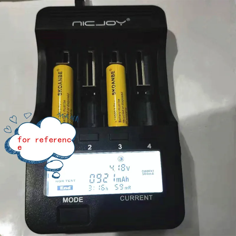 2 шт./лот, желтые батареи pingtou 14500, AA 3,7 V, литий-ионные аккумуляторы для светодиодный фонарик