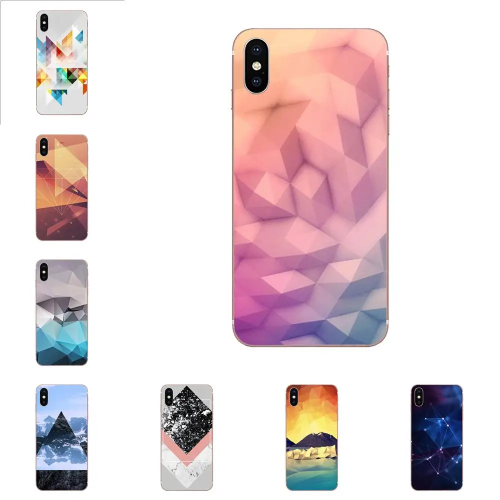For LG K50 Q6 Q7 Q8 Q60 X Power 2 3 Nexus 5 5X V10 V20 V30 V40 Q Stylus Soft TPU Cute Skin Fashion Geometric Pattern Color | Мобильные