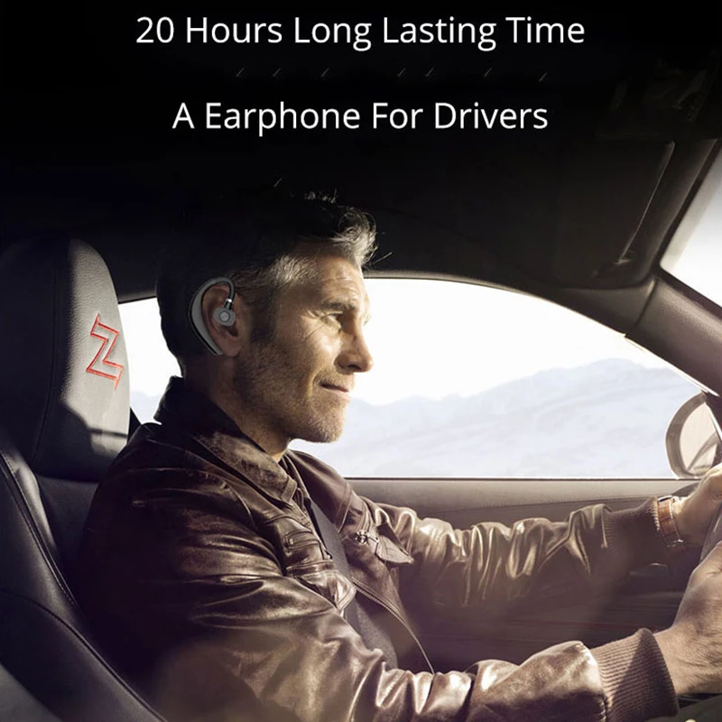 Bluetooth Headset Wireless Earphone Business earbud Handsfree Driving Earphones with Mic for iPhone samsung huawei xiaomi