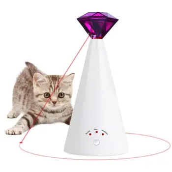 

HEYPET Creative Funny Pet LED Laser Smart Automatic Toy Cat Exercise Training Entertaining Multi-Angle Adjusted Teasing Device