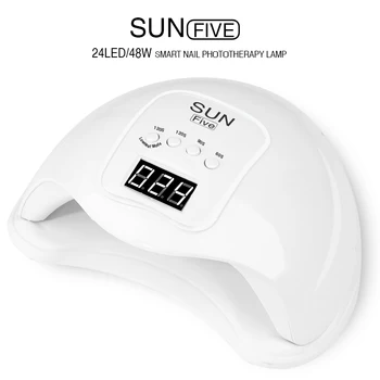 

Gel UV Light LED Nail Lamp Nail Polish Dryer 4 Mode Timer Setting for Nails Art Fingernails Toenails Home Salon SP99