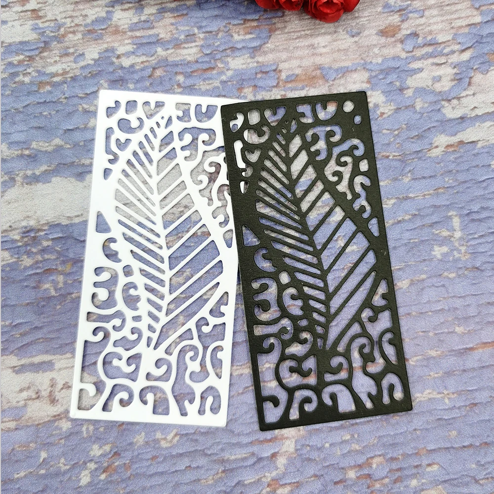 

Box Leaf Material Lace Border for Card Making Mold Photo Album Stencil DIY Craft Handmade Cutting Die Cut Die