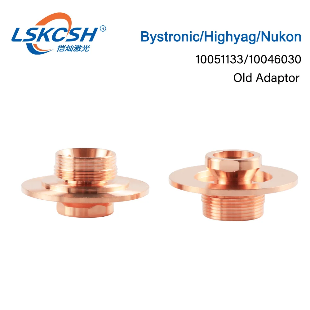 

LSKCSH 50pcs/lot highyag/nukon/bystronic laser nozzle holder/laser adaptor 10051133 high quality factory wholesales agents need