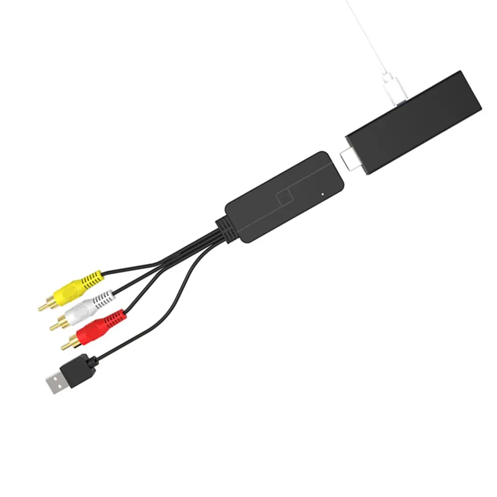 HDMI RCA ТВ Кабель HDMI в 3 RCA кабель преобразования с USB портом зарядки для ТВ коробка/PS3 с проектором HD ТВ кабель