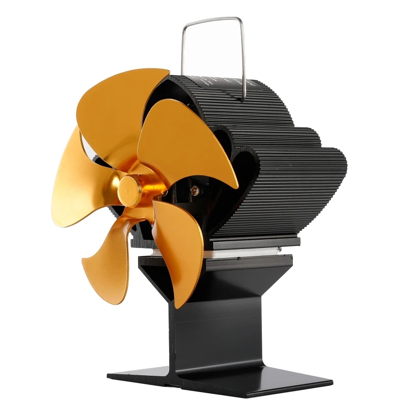 SF103S 5 Blades Heat Powered Stove Fan for Wood Log for Burner Heater  Fireplace Fuel Saving Quiet Ecofan - AliExpress