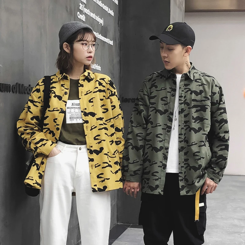 

Autumn New Camo Shirt Men Fashion Printing Military Style Casual Shirt Man Streetwear Wild Loose Long-sleeved Shirts Men S-5XL