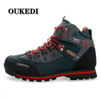 

Outdoor Hiking Shoes Women Waterproof Non-slip Climb Mountain Trekking Mujer Size 40-46 Walking Shoes Men Hunting Shoes