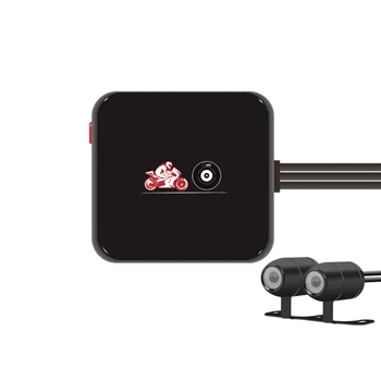 

Motorcycle Dash Cam Camera, 1080P+10800P Wifi Screenless Waterproof Mini Motorcycle Camera with G-Sensor 120 Degree Angle Night