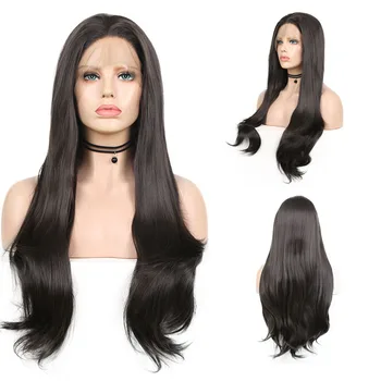 

Charisma Free Part Silky Straight Glueless Wigs Long Synthetic Lace Front Wigs for Women Heat Resistant Fiber Hair Cosplay Wig