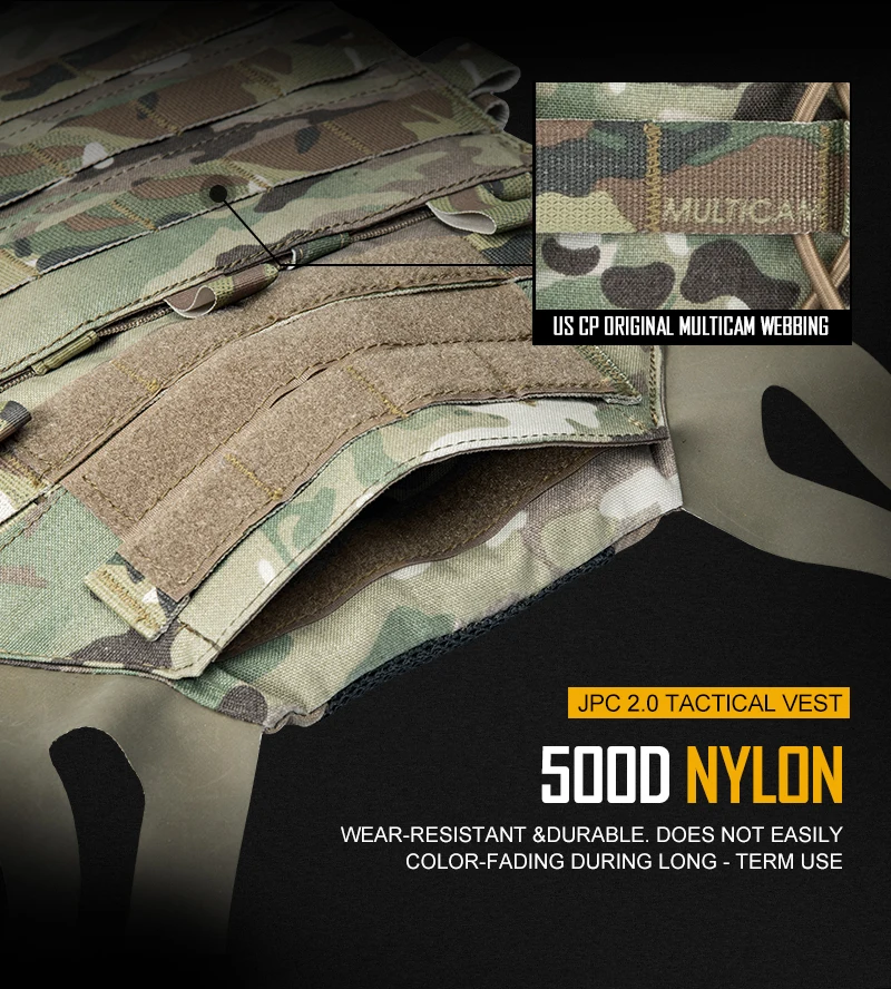 IDOGEAR JPC 2,0 тактический жилет страйкбол пластина Перевозчик MOLLE Body Armor военный 500D Нейлон тактическая армейская пластина Перевозчик 3312