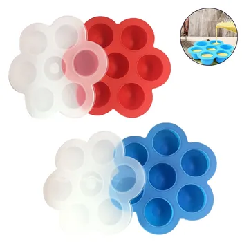 

2 Pack Silicone Ice Tray Egg Mold for Freezer Tray Ice Cube Tray Sphere Whiskey Ice Ball Maker Reusable Storage Container J80
