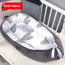 Babyinner – lit nid Portable pour bébé, lit de voyage pliable et lavable, berceau en coton, pour nouveau né de 0 à 3 ans
