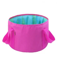 Рыбалка на открытом воздухе путешествия походный котелок переноски Портативный хранения кемпинг складной умывальник спа ванна массаж ног водонепроницаемый