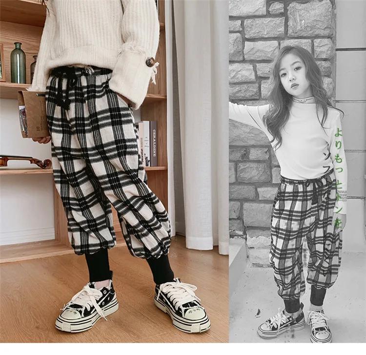 Winter Girls Plus Velvet Trousers Children's Casual Pants Girls Ruffle Leggings Kids Clothes Girls 4 To 14