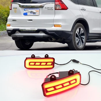 

CSCSNL 1 Pair Car Light LED Rear Reflector bumper lamp Rear fog lamp driving brake light for Honda CR-V CRV 2015 2016