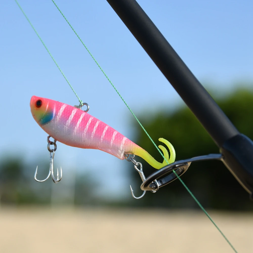Soft Fishing Lure Swimbait Wobbler Silicone Artificial Bait VIB (17)