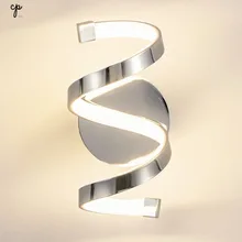 Современный скандинавский светодиодный настенный светильник, металлический настенный светильник для помещений из розового хрома, настенный светильник для спальни, прикроватный лестничный светильник, теплый белый светильник, бра