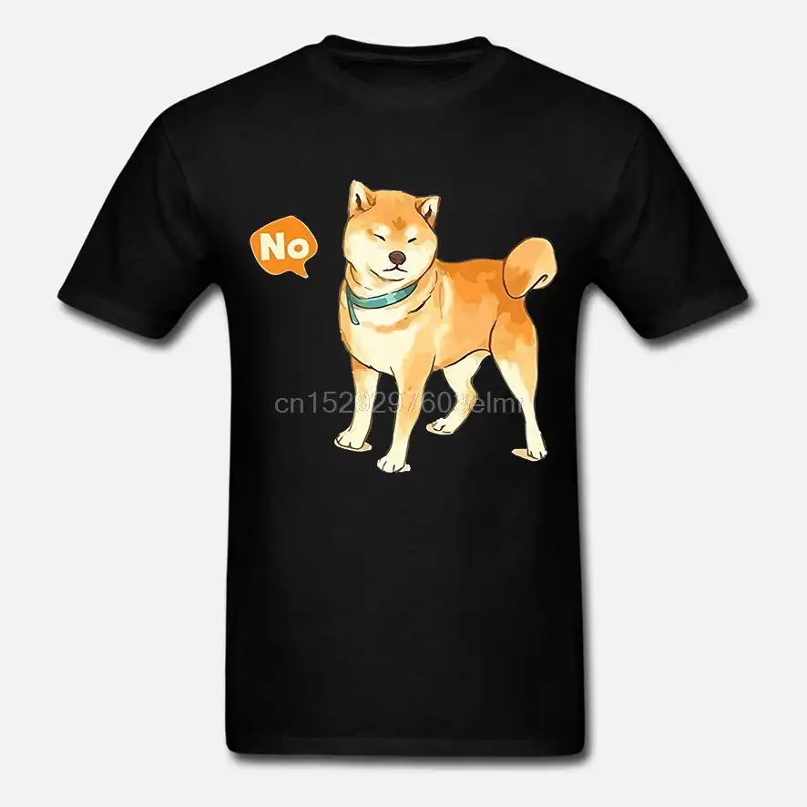 Cute Shiba Inu Shirt Nope Doge Meme Shirt 2019 Man Designer Brand New Short Sleeve Cotton Print Men T Shirt Striped T Shirt T Shirts Aliexpress