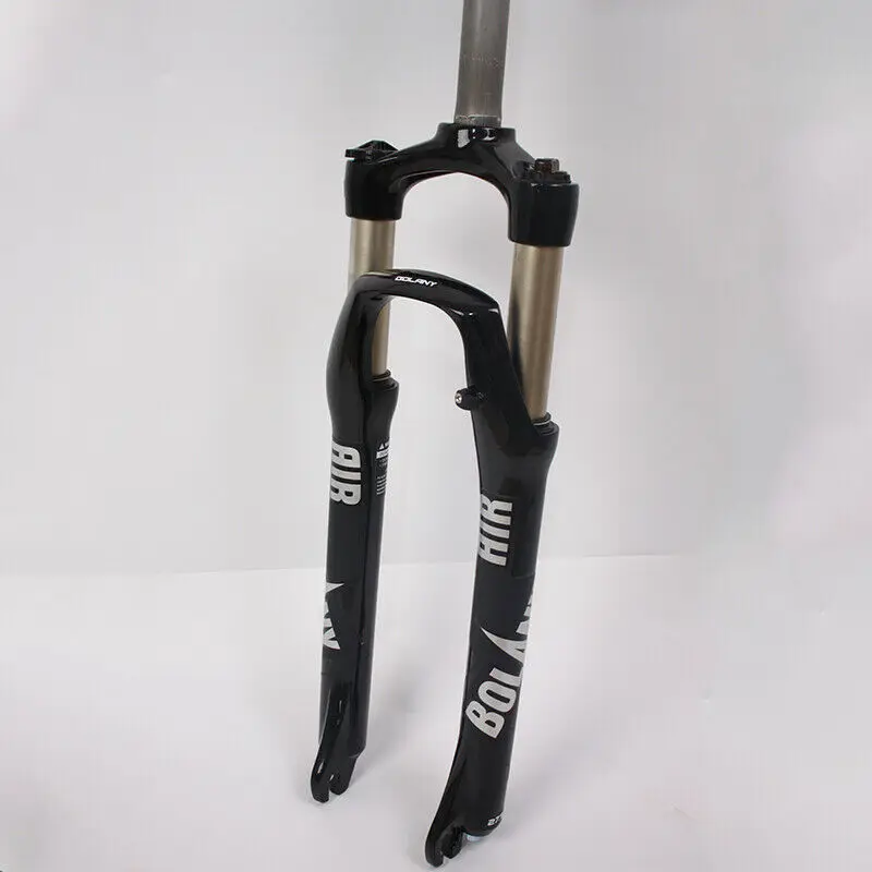Вилка для MTB велосипеда 2" 27,5"/2" алюминиевая Корона вилки для горных велосипедов воздушный шок 1-1/8" для велосипеда аксессуары