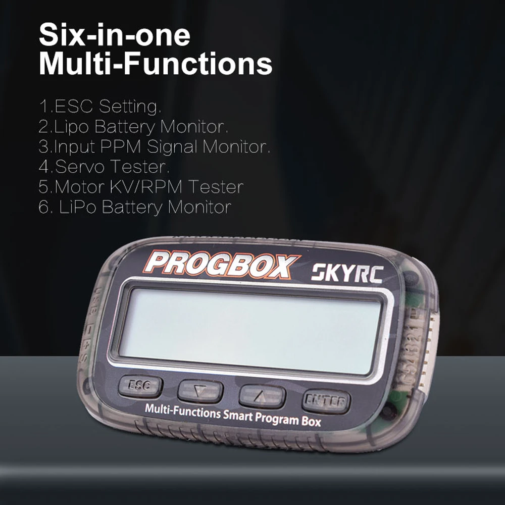 SKYRC PROGBOX Six-in-one Multi-Functions Smart Program Box for RC ESC Test