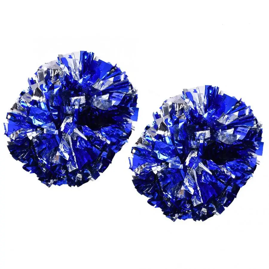 1 Pcs Cheerleading Streamer Pompoms Plastic Handle Bracelet Colorful Gymnastics Pompoms for Club Activity