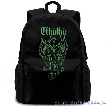 

CTHULHU Wars Horror Arkham H. P. Miskatonic Lovecraft Dunwich Men Print backpack