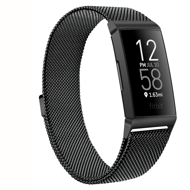 Magnetic Milanese Strap For Fitbit Charge 4 3 Band Replacement Wristband Watchband For Fitbit Charge 3 SE Strap Men Female