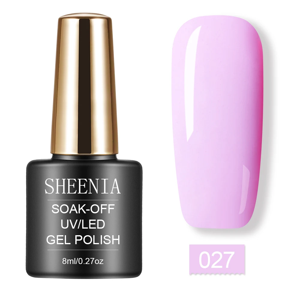 S027 Nail Gel Polish UV Gel Polishes Semi Permanent Gel Varnish Hybrid Glitter Color Gel Polish Manicure Primer Top Coat Nail Art - Цвет: S027