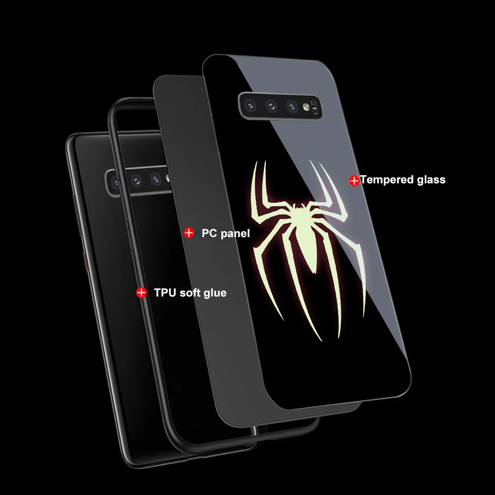 Marvel Glass Case for Samsung Galaxy S10 S8 S10e S9 S7 Note 10 9 8 A30 3
