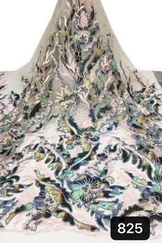 

New African Lace Fabric 2020 Embroidered Nigerian Laces Fabric Bridal High Quality French Tulle Lace Fabric For Wedding Party