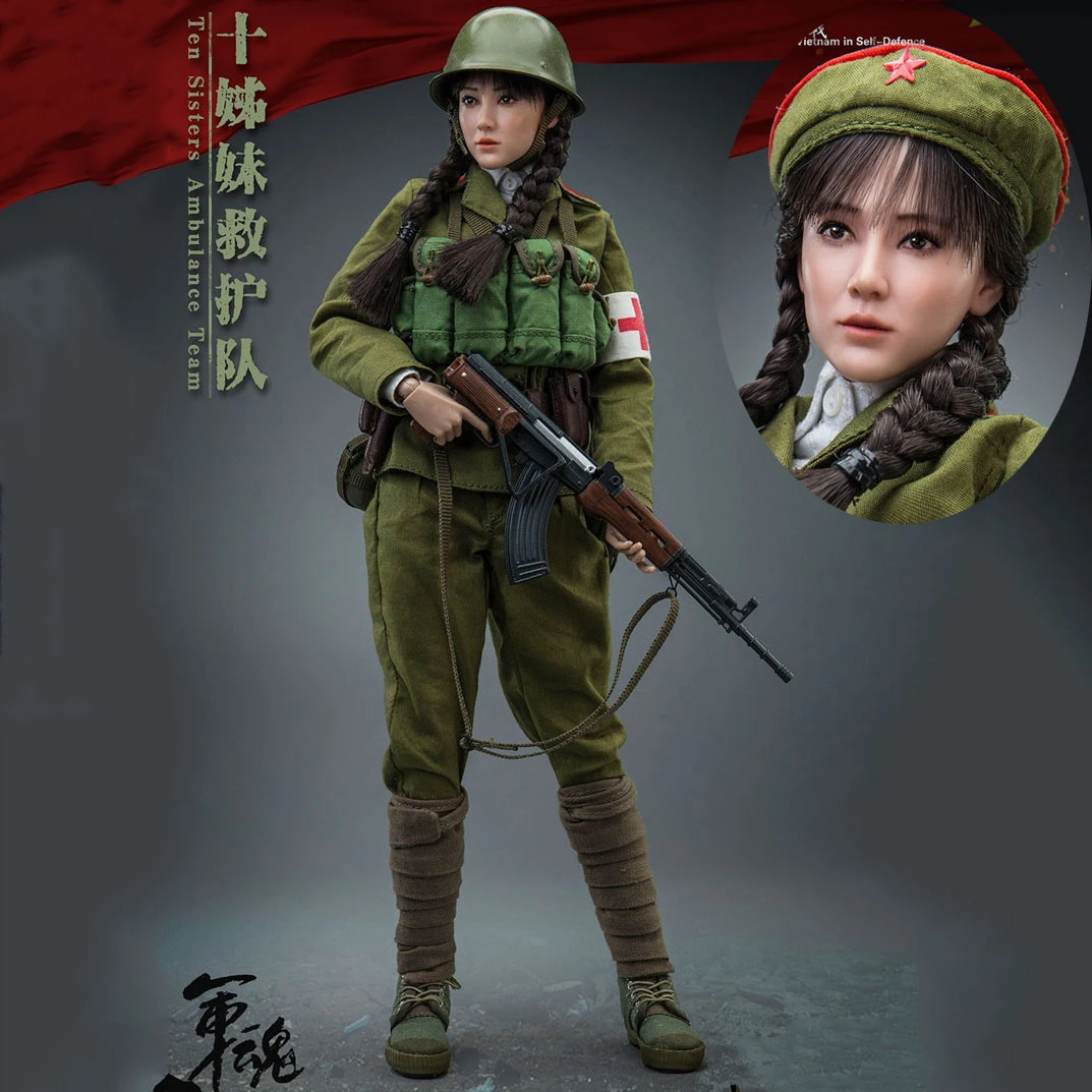 For Colelction In Stock 1/6 Scale Female Soldier Self Defence Counterattack Against Vietnam PLA Medical Nurse Action Figure Mode|Action Figures| - AliExpress