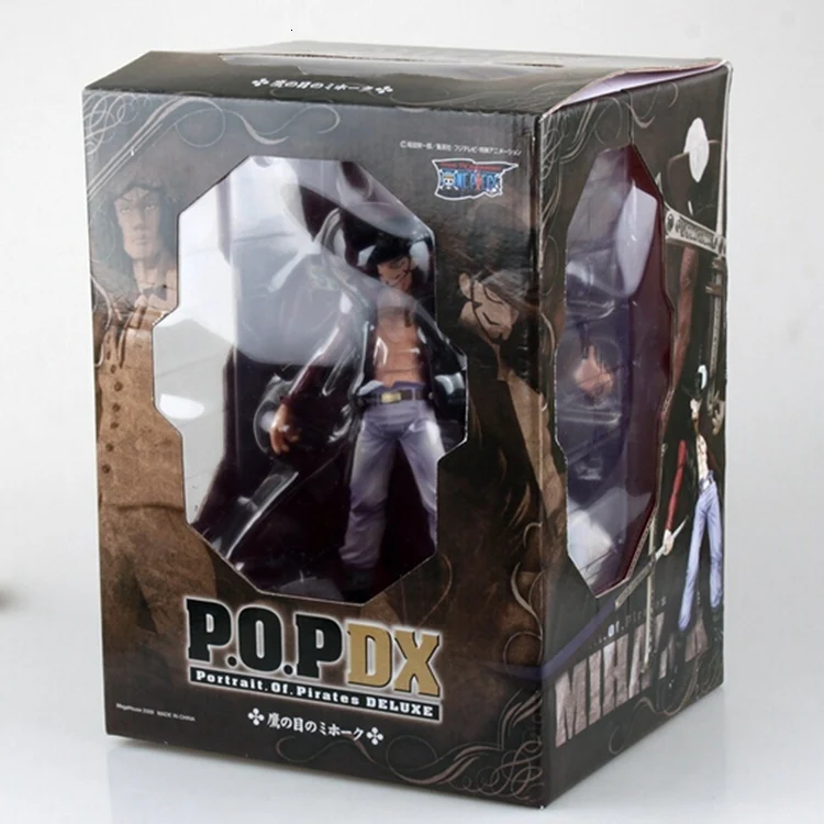 Новинка J.G chen Аниме one piece Dracule Mihawk eye ПВХ фигурка Коллекция Модель игрушки 26 см горячая распродажа - Цвет: haveoriginalbox