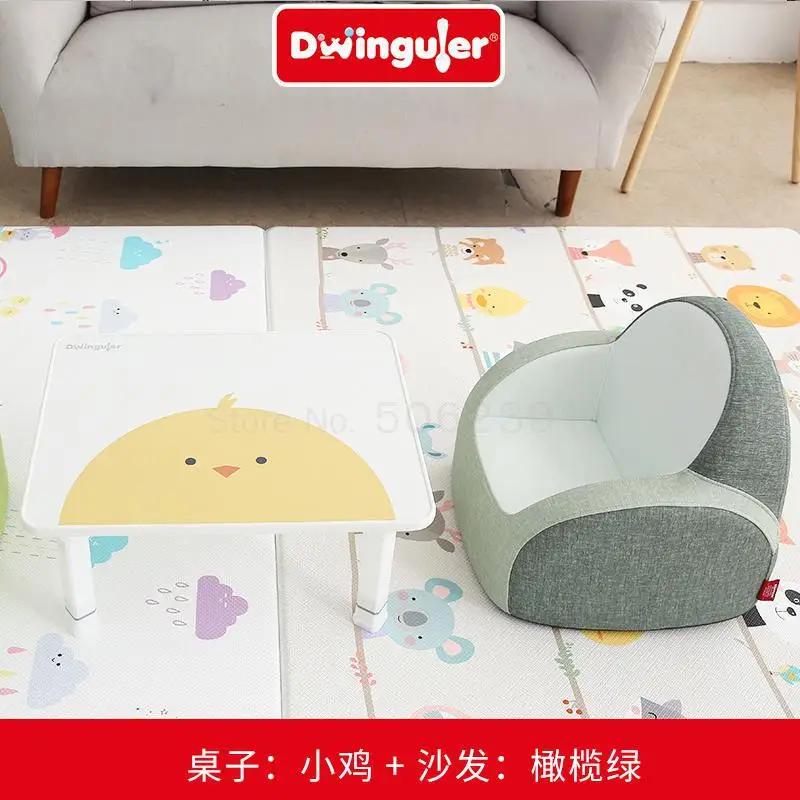 Корейский импортный рекреационный диван детский стул экологический мультфильм детский диван порошок - Цвет: Same as picture 11