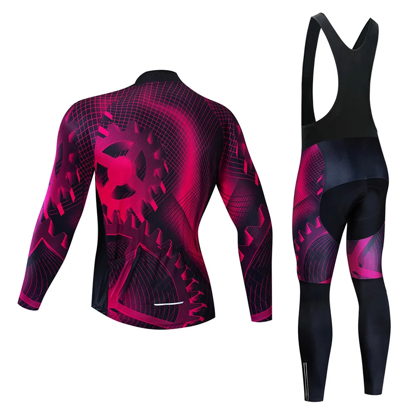 2019 мужские комплекты одежды для шоссейного велосипеда, зимние комплекты из теплого флиса для велоспорта, одежда для горного велосипеда