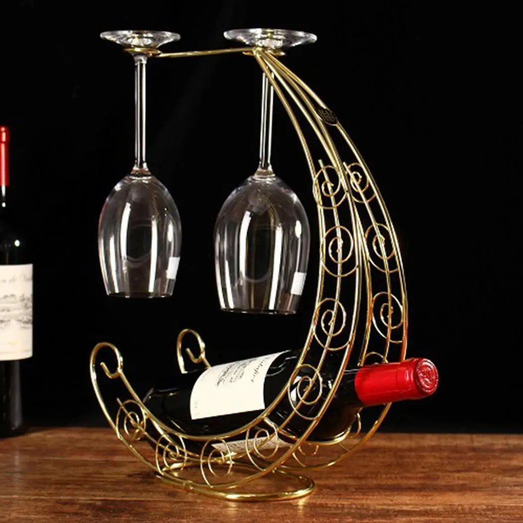 wine rack 9 Металлический Железный Дисплей Европейский стиль вина как на картинке 1-12 стойка кронштейн Настольный держатель вина - Цвет: wine rack 9