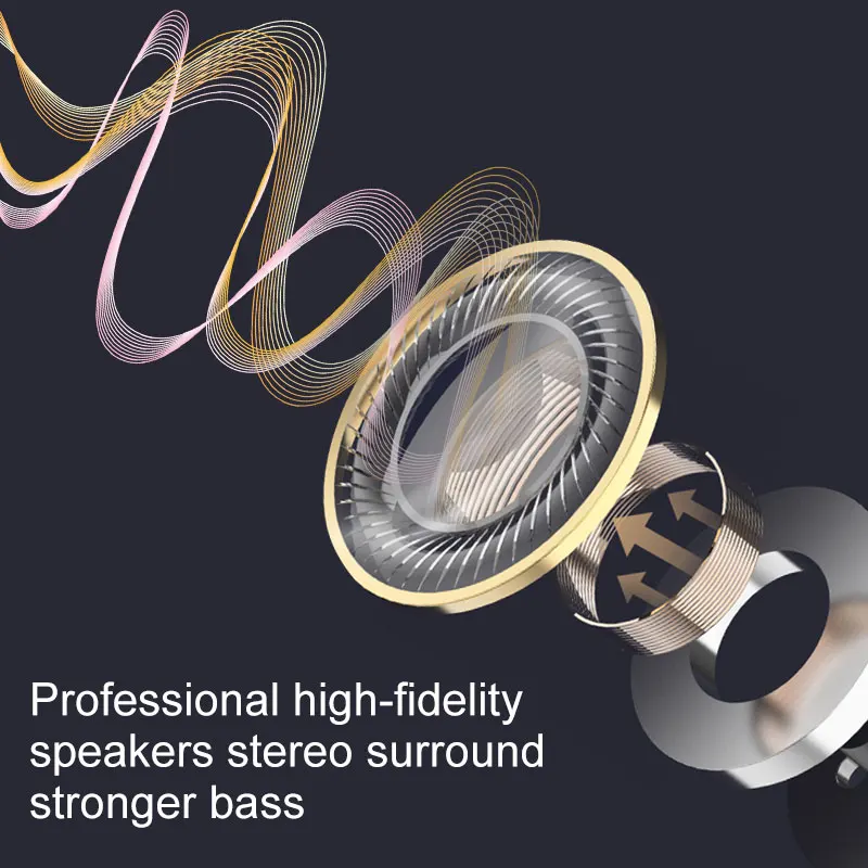 Lanado Neckband Stereo Bluetooth 5 0 Game Headset Wireless Mobile Music Sport Earphone Headphone HD MIC Business Headphone