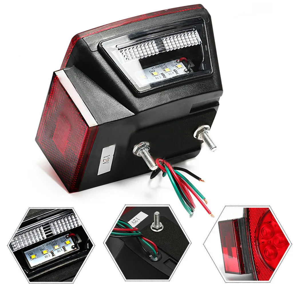12V светодиодный трейлерный светильник комплект многофункциональные задние фонари погружной сигнальная лампа 5725