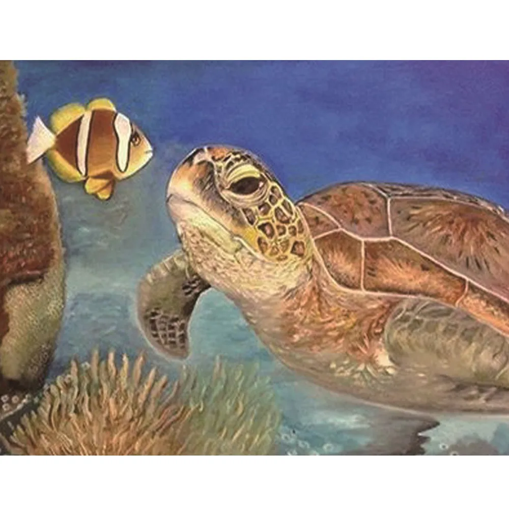 Морская черепаха, 5D, полная вышивка, картины, стразы, наклеены, сделай сам, алмазная живопись, вышивка крестиком,, Декор для дома, гостиной, спальни