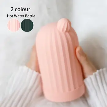 

Silicone Water Heater Bag Cactus Shape Winter Hot Water Bottle Reusable Water Bags Portable Durable Explosion-proof Hand Warmer
