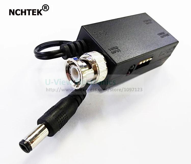 NCHTEK 1 CH активный UTP видео передатчик CCTV камера для NTSC PAL SECAM/Бесплатная доставка/1
