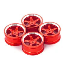 4pcs 1.9in Metal Wheel Rim for 1/10 RC Rock Crawler Axial SCX10 90046 AXI03007 R9UE