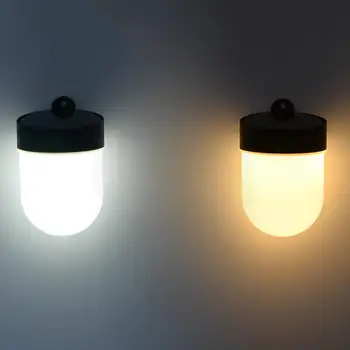 

3 LED Solar Wall Lamp Dual Colors Light Control Outdoor Waterproof Plastic Fence Courtyard Corridor Pillar Lighting