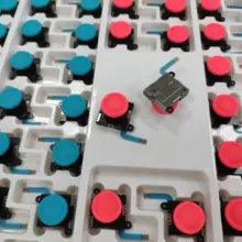 50 шт. синий и красный цвета для переключателя NAND 3D Аналоговый джойстик для пальца палочки сенсор Замена для NS Joy-Con ручка контроллера