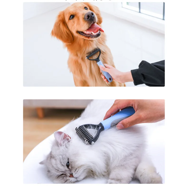 Собак и кошек удаления волос гребень Уход за лошадьми линять инструменты меховая