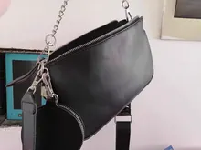 Conjunto de 2 bolsas de mensajero Retro para mujer, bolso de hombro de cuero de pu con monedero y bolso de mano, 2021