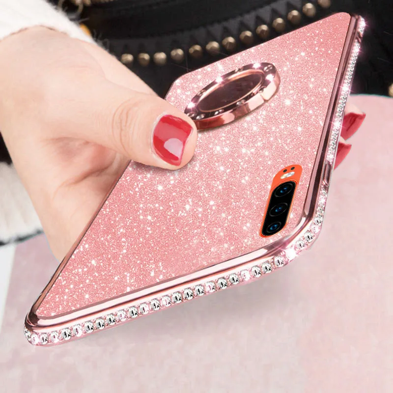 

Bling Diamond Soft Case for Huawei Honor 8X 9X 10i 20i Mate 30 20 Lite P20 P30 Pro P Smart Plus Y5 Y6 Y7 Y9 2019 Nova 5 5i Cover