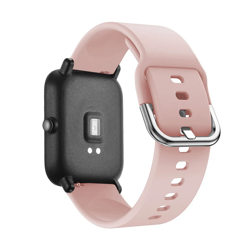 Soft Silicone Replacement Watch Band Straps For Xiaomi Huami Amazfit Bip Youth Watch Wrist Bracelet Strap For Sports 2020 top selling product 2020 Silicone Replacement Watch Band Straps for Xiaomi Huami Amazfit Bip Youth Watch Support Wholesale