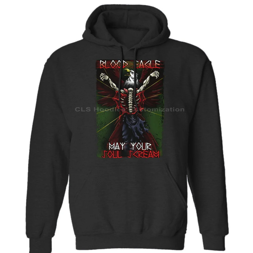 Blood Eagle Vikings прямые поставки унисекс мужские и женские зимние Толстовки
