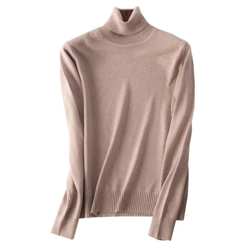 

Hot 2019 Autumn Winter Women Sweaters and Pullovers Fashion Turtleneck Sweater Women Slim Pullover Sweater Plus Size