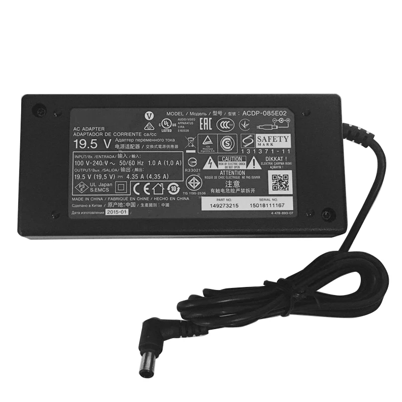 Оригинальный ТВ-адаптер для Sony ACDP-085N02 19 5 V 4.35A | Компьютеры и офис